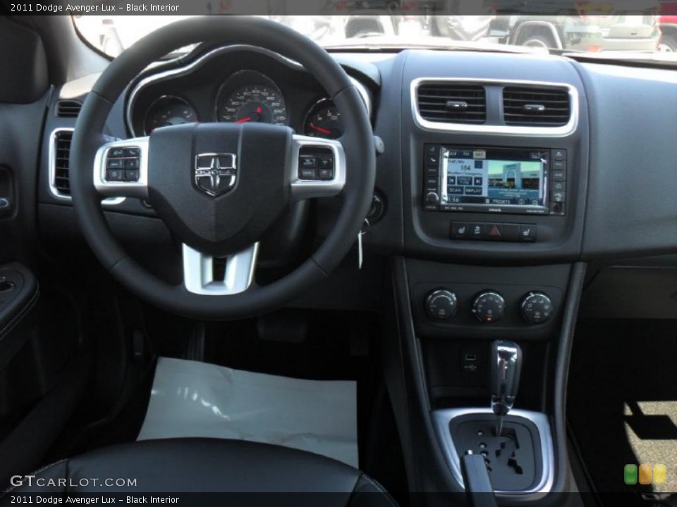 Black Interior Dashboard for the 2011 Dodge Avenger Lux #46877054