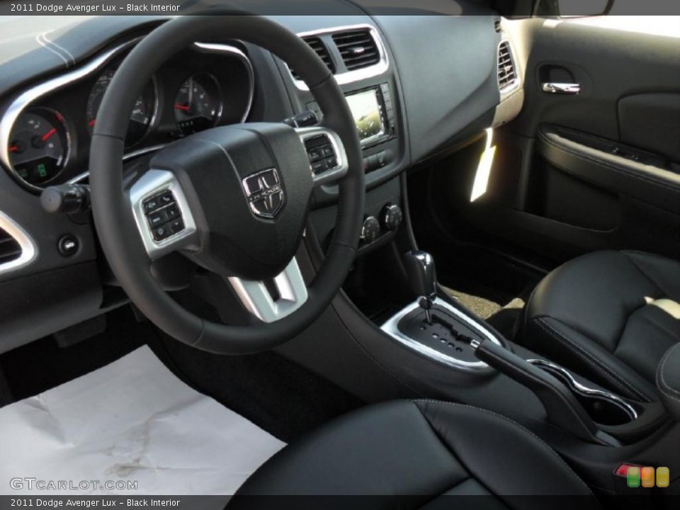 Black Interior Prime Interior for the 2011 Dodge Avenger Lux #46877195