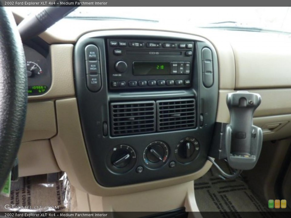 Medium Parchment Interior Controls for the 2002 Ford Explorer XLT 4x4 #46877663