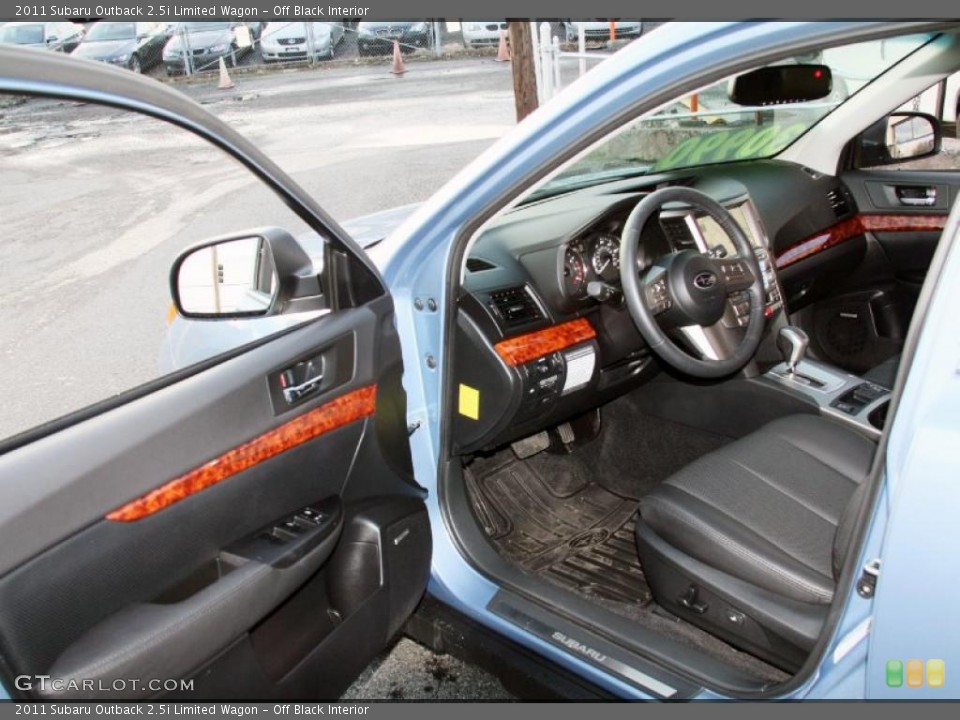 Off Black Interior Photo for the 2011 Subaru Outback 2.5i Limited Wagon #46877846
