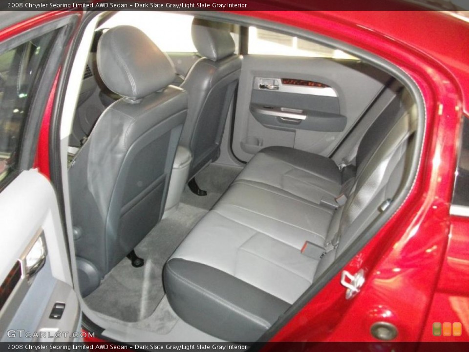 Dark Slate Gray/Light Slate Gray Interior Photo for the 2008 Chrysler Sebring Limited AWD Sedan #46877960