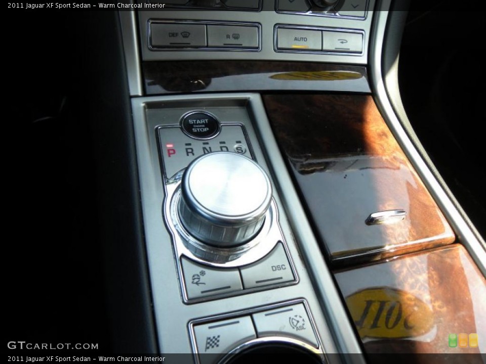 Warm Charcoal Interior Transmission for the 2011 Jaguar XF Sport Sedan #46878668
