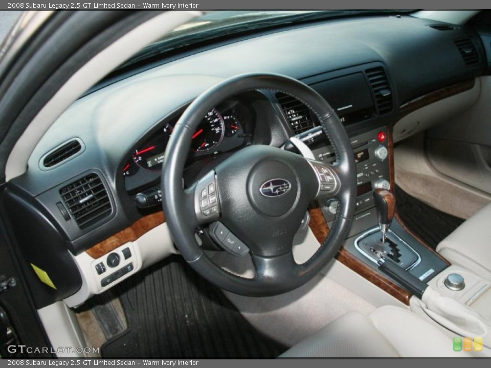 Warm Ivory Interior Prime Interior for the 2008 Subaru Legacy 2.5 GT Limited Sedan #46878686