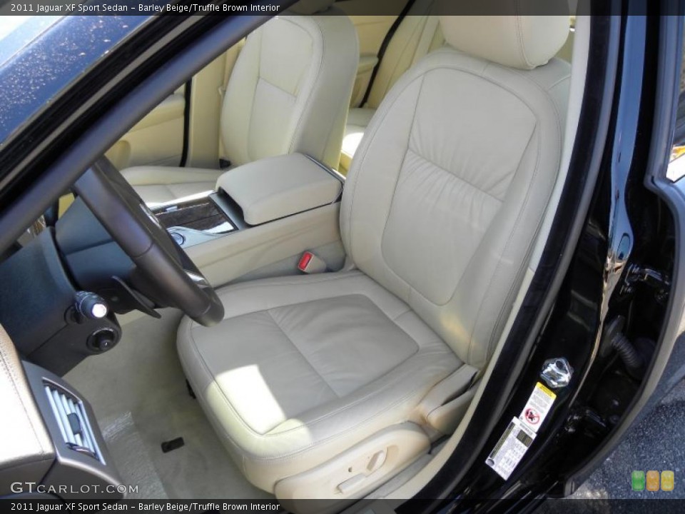 Barley Beige/Truffle Brown Interior Photo for the 2011 Jaguar XF Sport Sedan #46878821