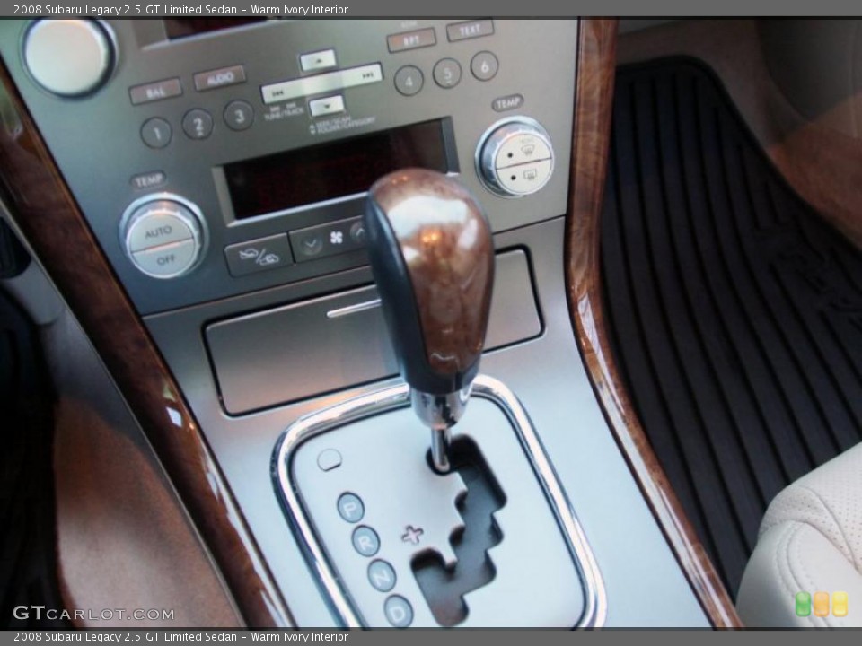 Warm Ivory Interior Transmission for the 2008 Subaru Legacy 2.5 GT Limited Sedan #46878842