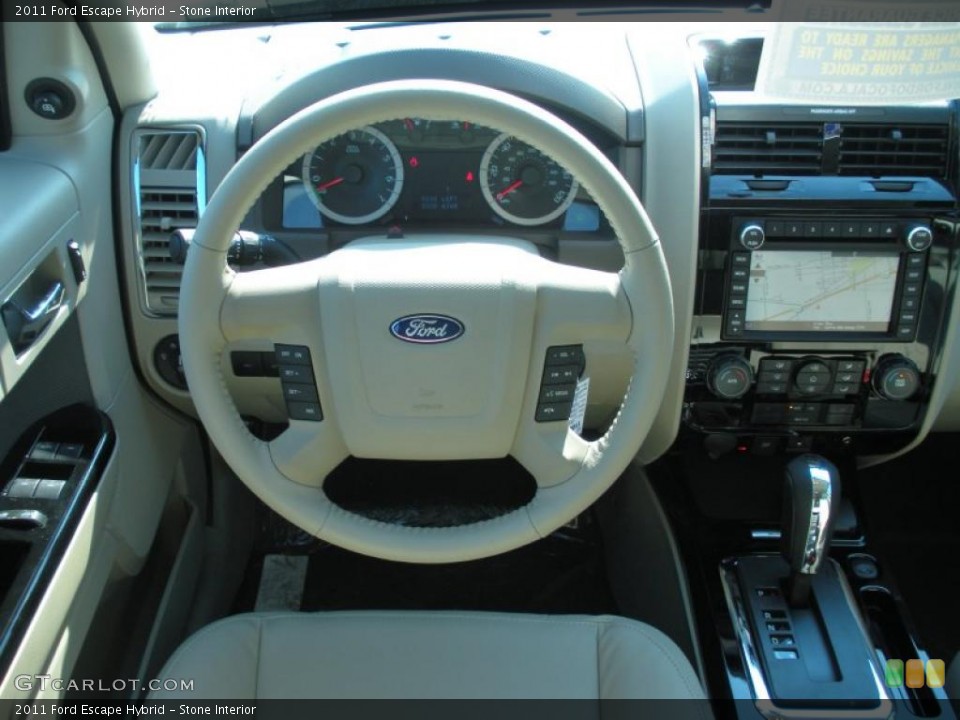 Stone Interior Dashboard for the 2011 Ford Escape Hybrid #46879154