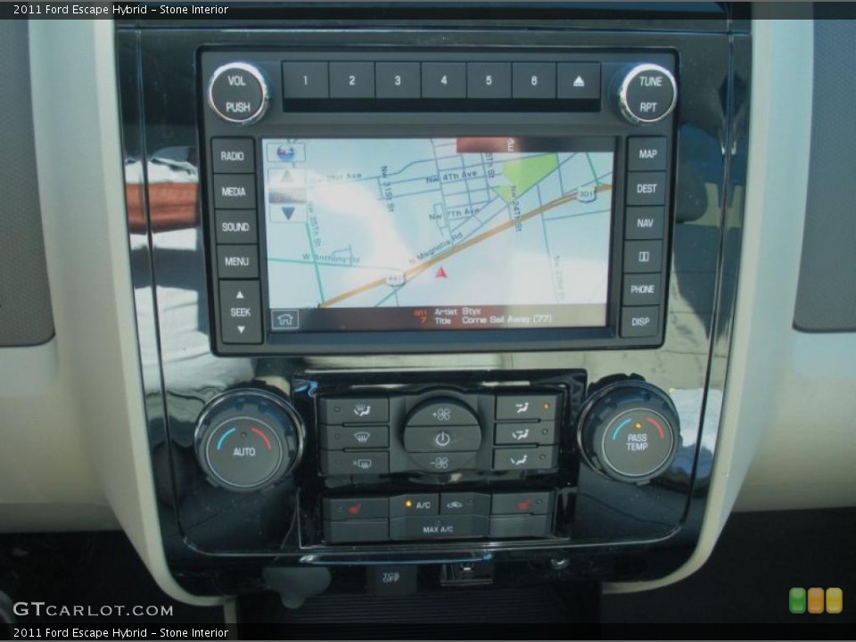 Stone Interior Navigation for the 2011 Ford Escape Hybrid #46879181
