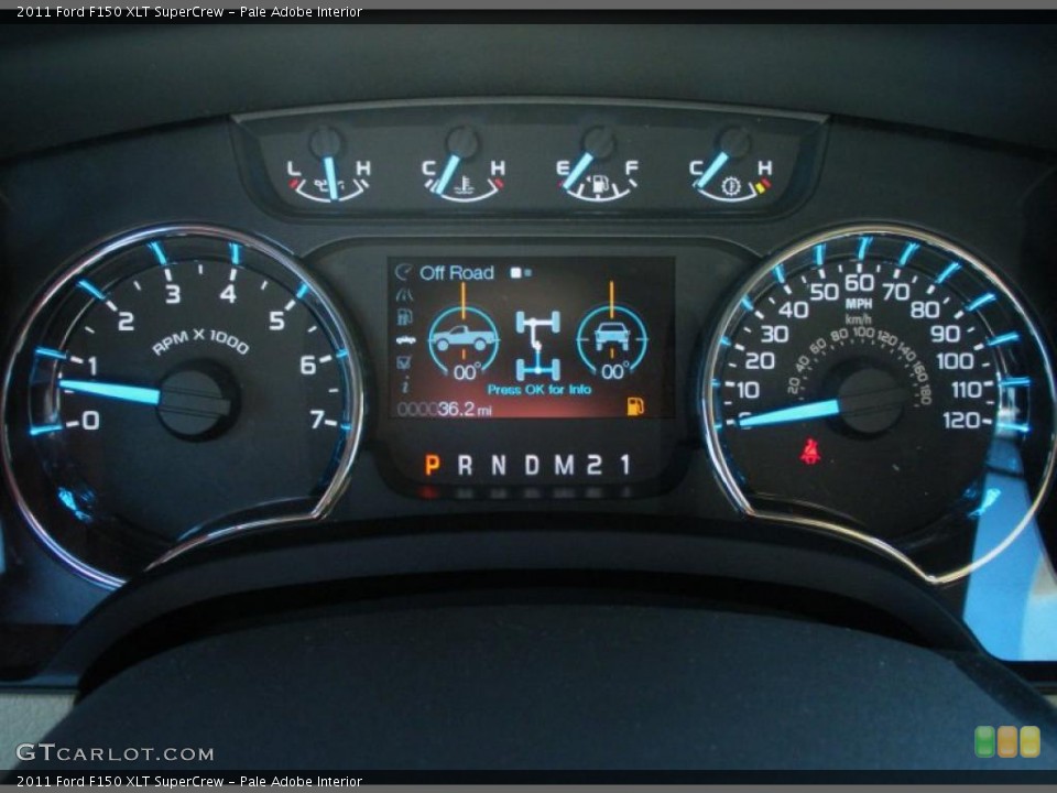 Pale Adobe Interior Gauges for the 2011 Ford F150 XLT SuperCrew #46879535