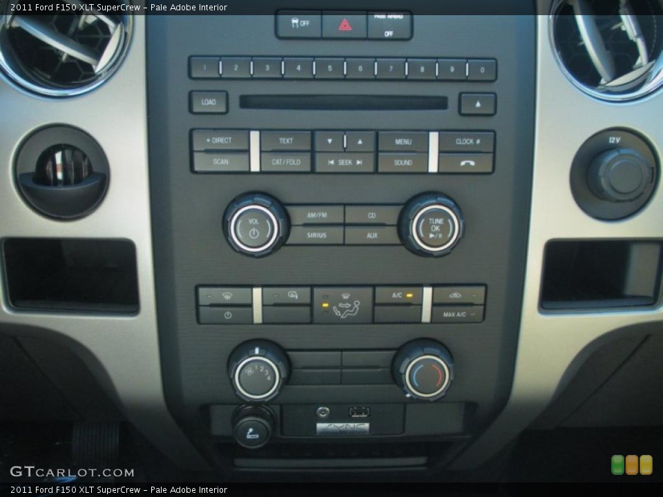 Pale Adobe Interior Controls for the 2011 Ford F150 XLT SuperCrew #46879547