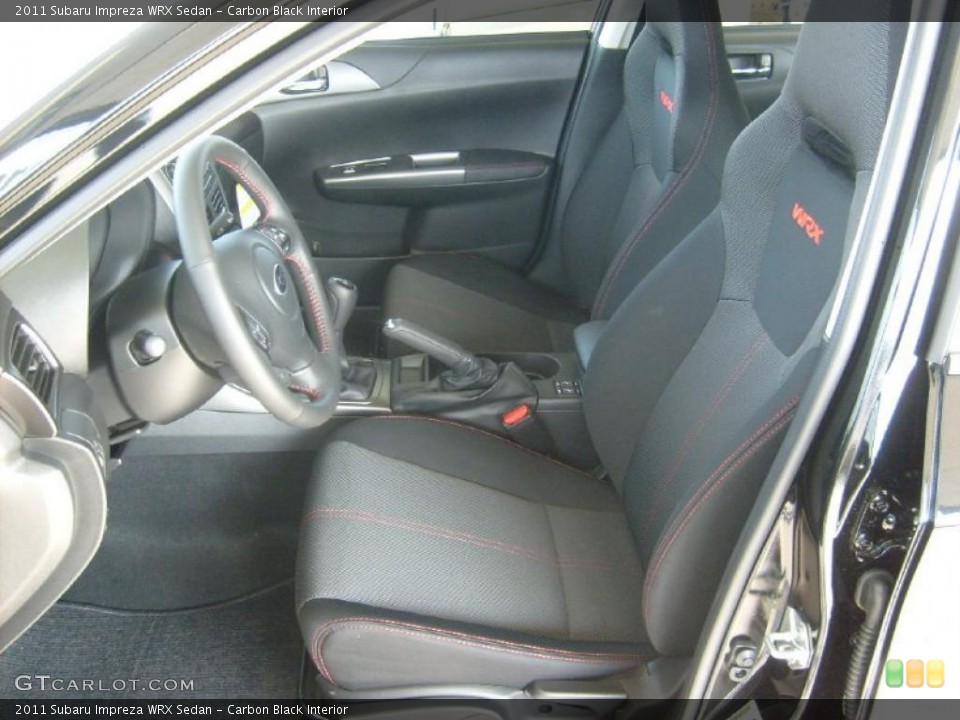 Carbon Black Interior Photo for the 2011 Subaru Impreza WRX Sedan #46880216