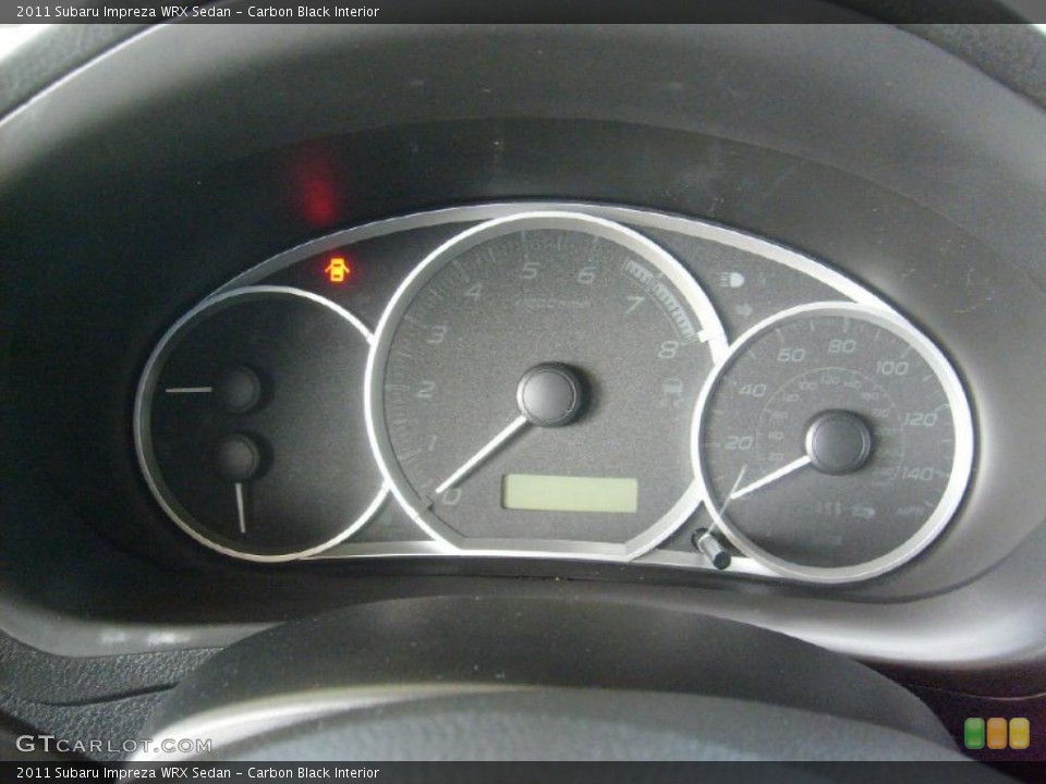 Carbon Black Interior Gauges for the 2011 Subaru Impreza WRX Sedan #46880477
