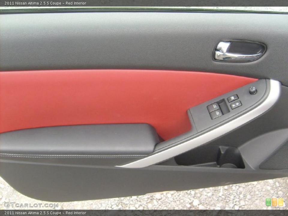 Red Interior Door Panel for the 2011 Nissan Altima 2.5 S Coupe #46880675