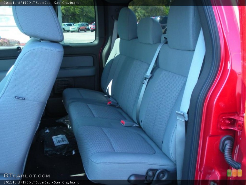 Steel Gray Interior Photo for the 2011 Ford F150 XLT SuperCab #46880885