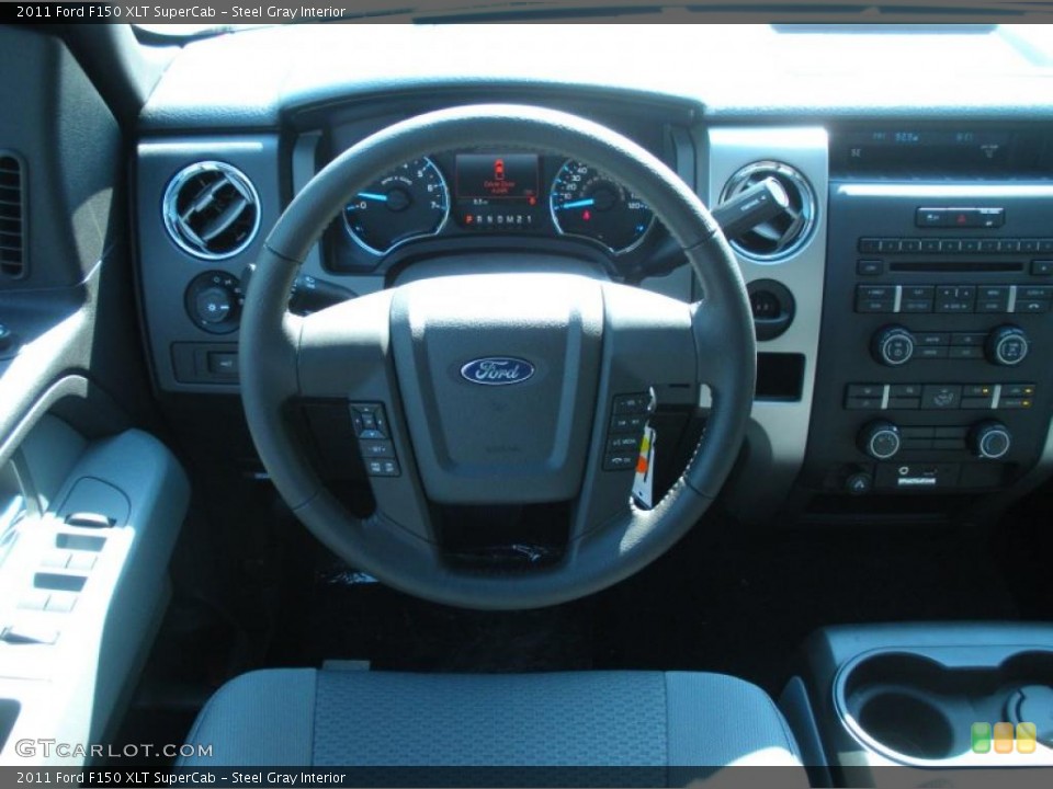 Steel Gray Interior Dashboard for the 2011 Ford F150 XLT SuperCab #46880900