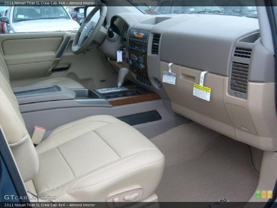 Almond Interior Dashboard for the 2011 Nissan Titan SL Crew Cab 4x4 #46881761