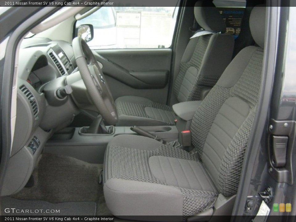 Graphite Interior Photo for the 2011 Nissan Frontier SV V6 King Cab 4x4 #46882019