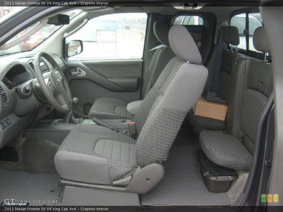 Graphite Interior Photo for the 2011 Nissan Frontier SV V6 King Cab 4x4 #46882034
