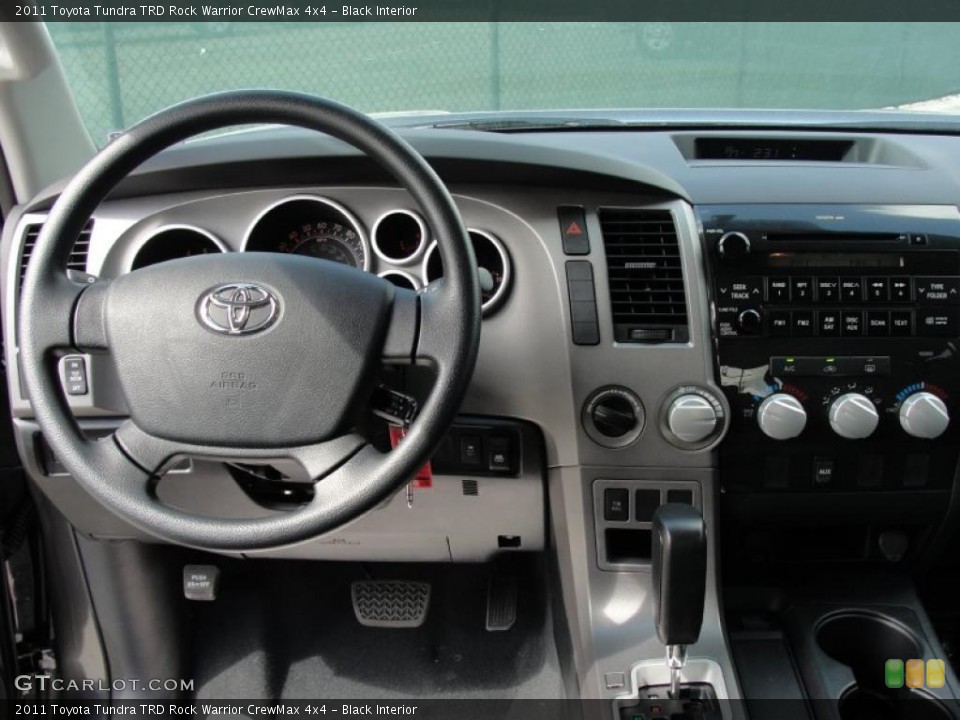 Black Interior Dashboard for the 2011 Toyota Tundra TRD Rock Warrior CrewMax 4x4 #46882292