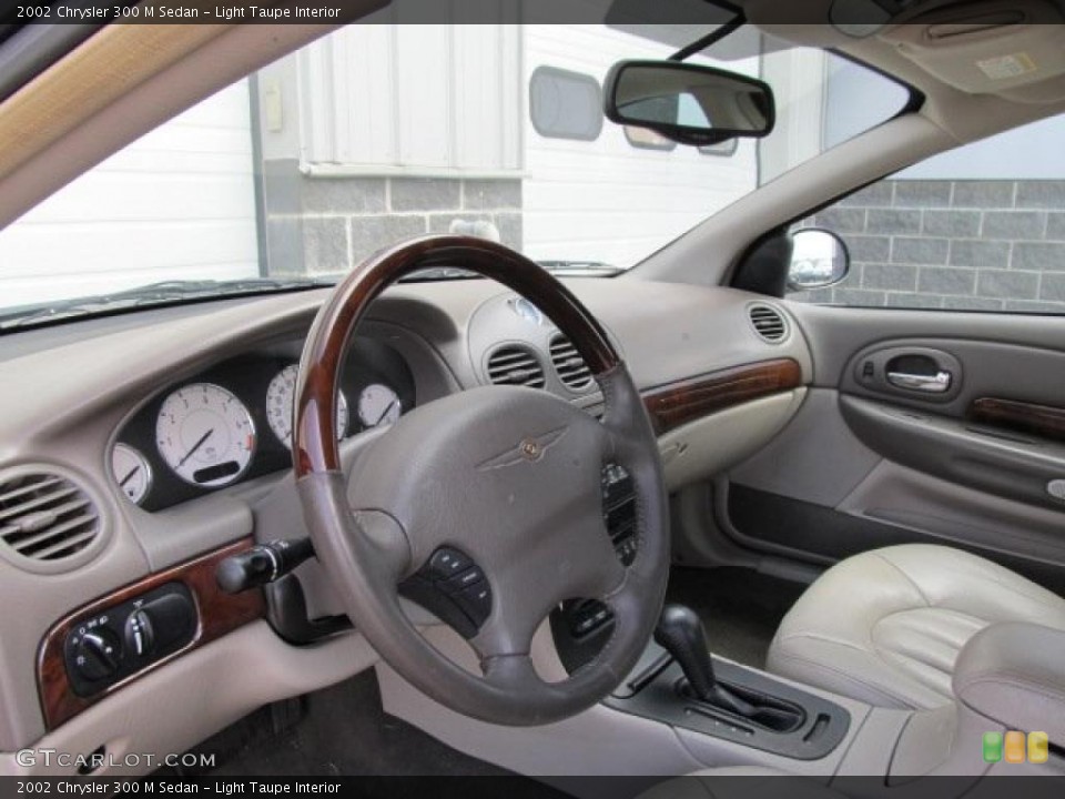 Light Taupe Interior Steering Wheel for the 2002 Chrysler 300 M Sedan #46883768