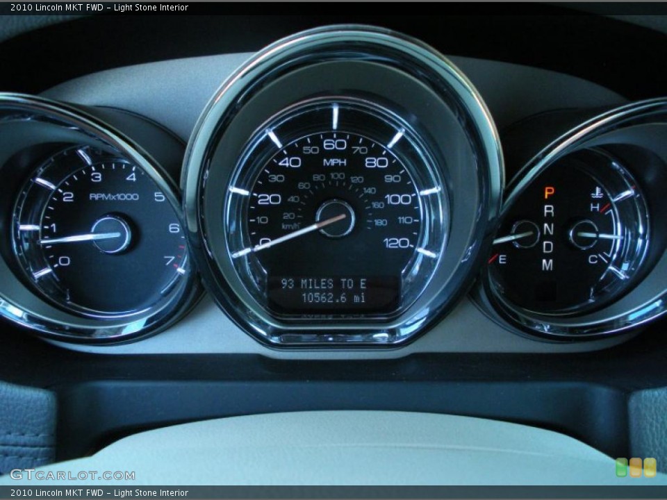 Light Stone Interior Gauges for the 2010 Lincoln MKT FWD #46883933