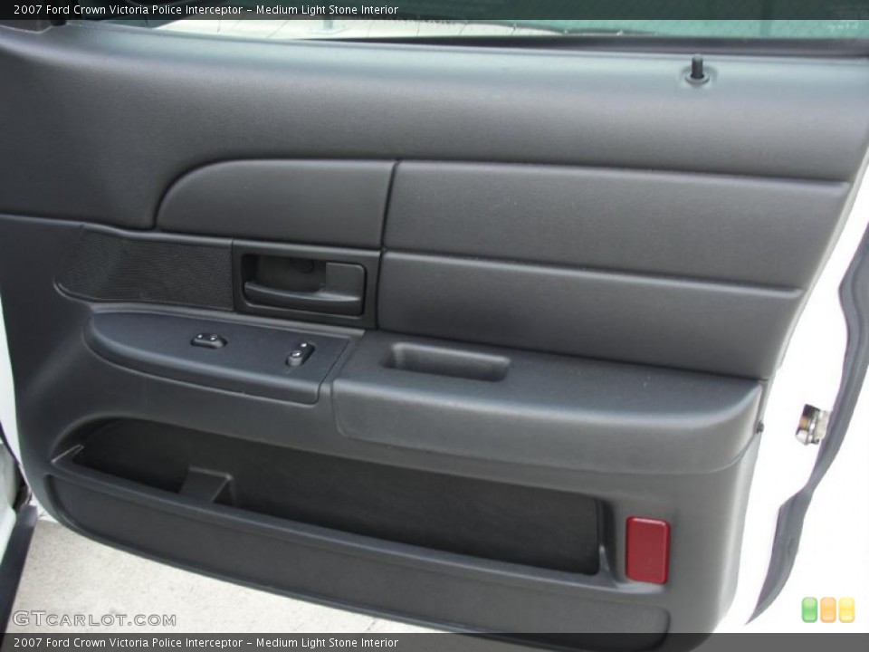 Medium Light Stone Interior Door Panel for the 2007 Ford Crown Victoria Police Interceptor #46884074