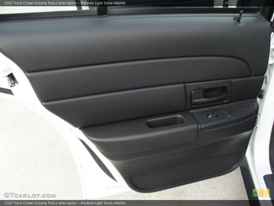 Medium Light Stone Interior Door Panel for the 2007 Ford Crown Victoria Police Interceptor #46884166