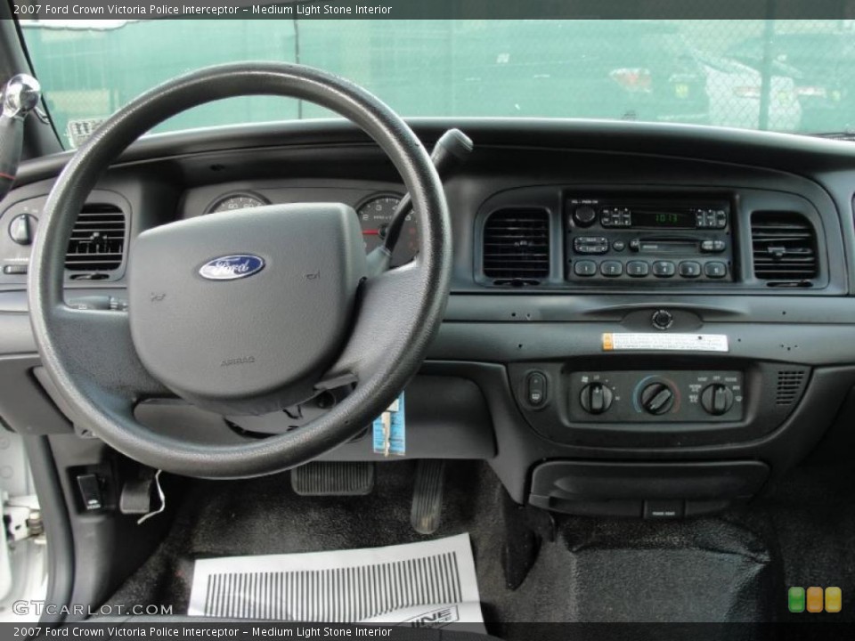 Medium Light Stone Interior Controls for the 2007 Ford Crown Victoria Police Interceptor #46884269