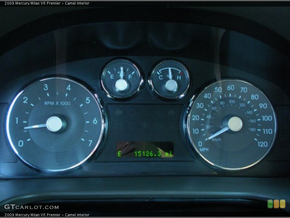 Camel Interior Gauges for the 2009 Mercury Milan V6 Premier #46885541