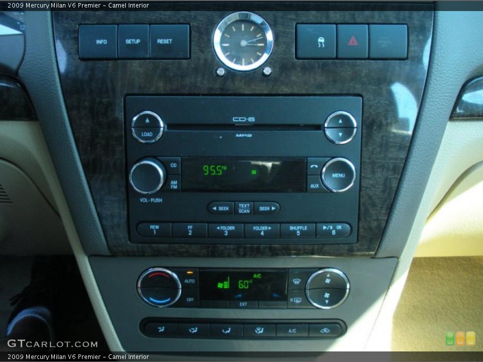 Camel Interior Controls for the 2009 Mercury Milan V6 Premier #46885568