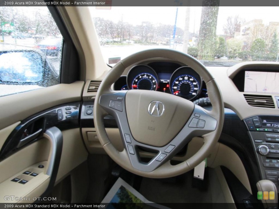 Parchment Interior Steering Wheel for the 2009 Acura MDX  #46889039
