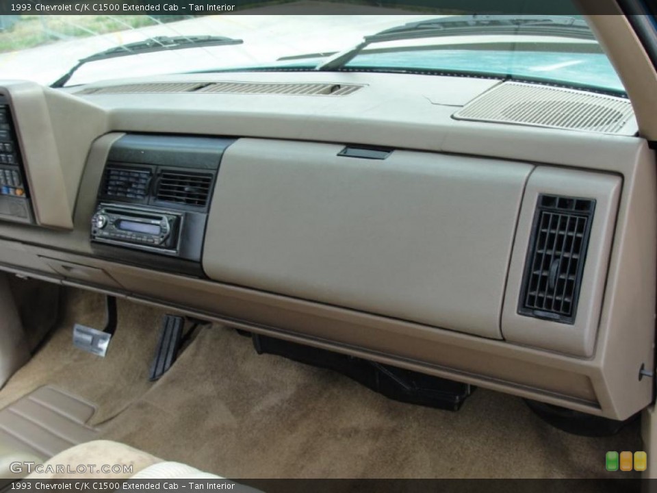 Tan Interior Dashboard for the 1993 Chevrolet C/K C1500 Extended Cab #46890449