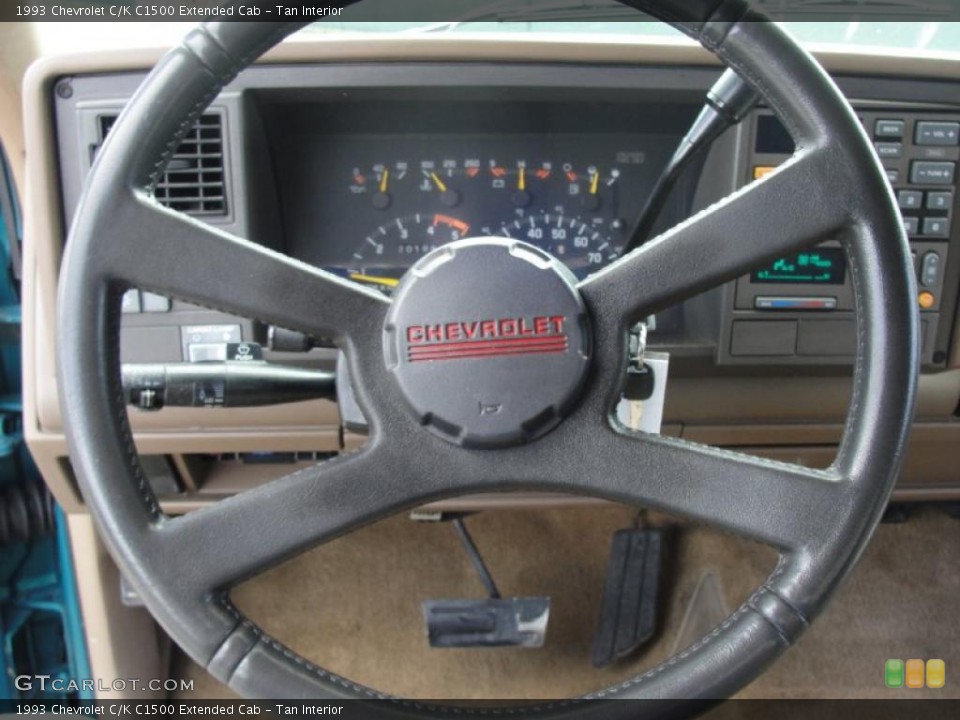 Tan Interior Steering Wheel for the 1993 Chevrolet C/K C1500 Extended Cab #46890569
