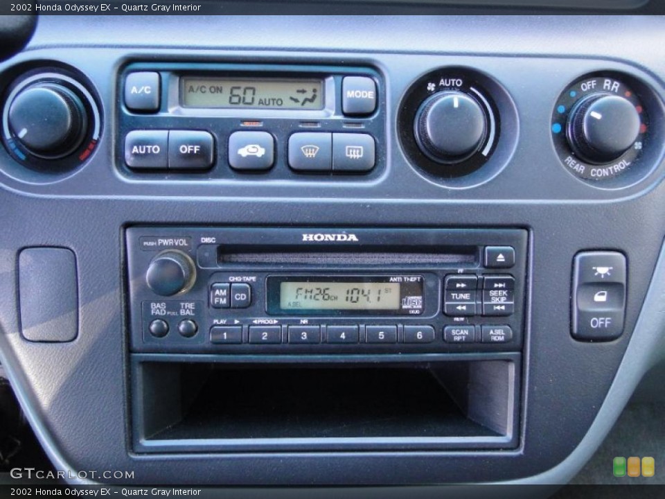 Quartz Gray Interior Controls for the 2002 Honda Odyssey EX #46892141