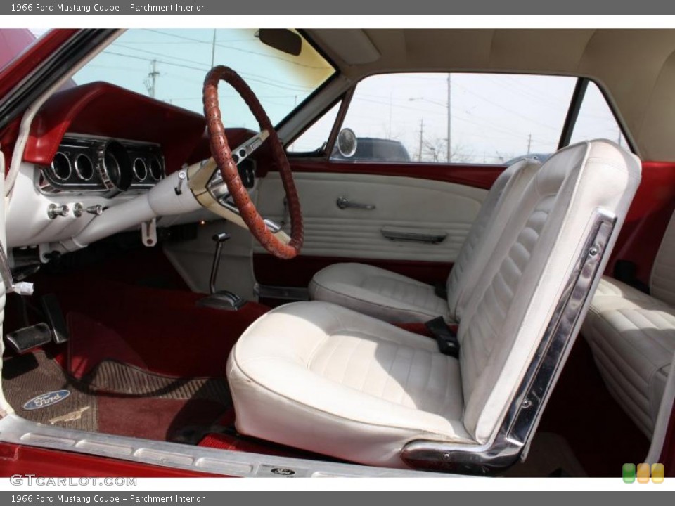 Parchment Interior Photo for the 1966 Ford Mustang Coupe #46893008