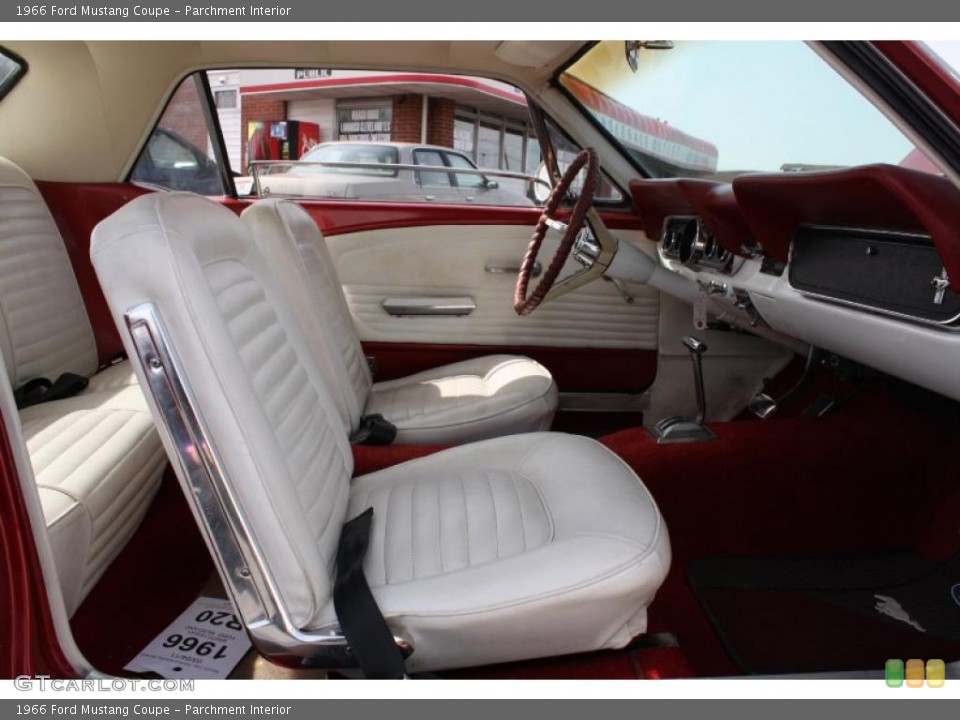 Parchment Interior Photo for the 1966 Ford Mustang Coupe #46893119