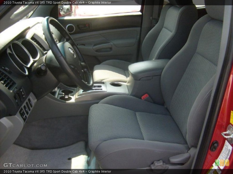 Graphite Interior Photo for the 2010 Toyota Tacoma V6 SR5 TRD Sport Double Cab 4x4 #46896716