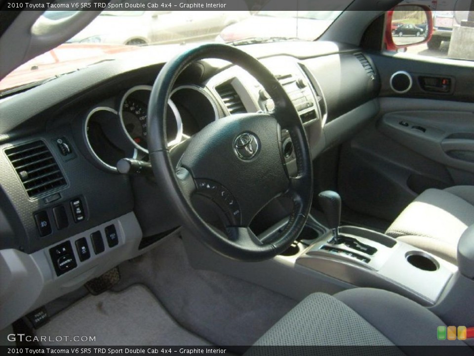 Graphite Interior Dashboard for the 2010 Toyota Tacoma V6 SR5 TRD Sport Double Cab 4x4 #46896731