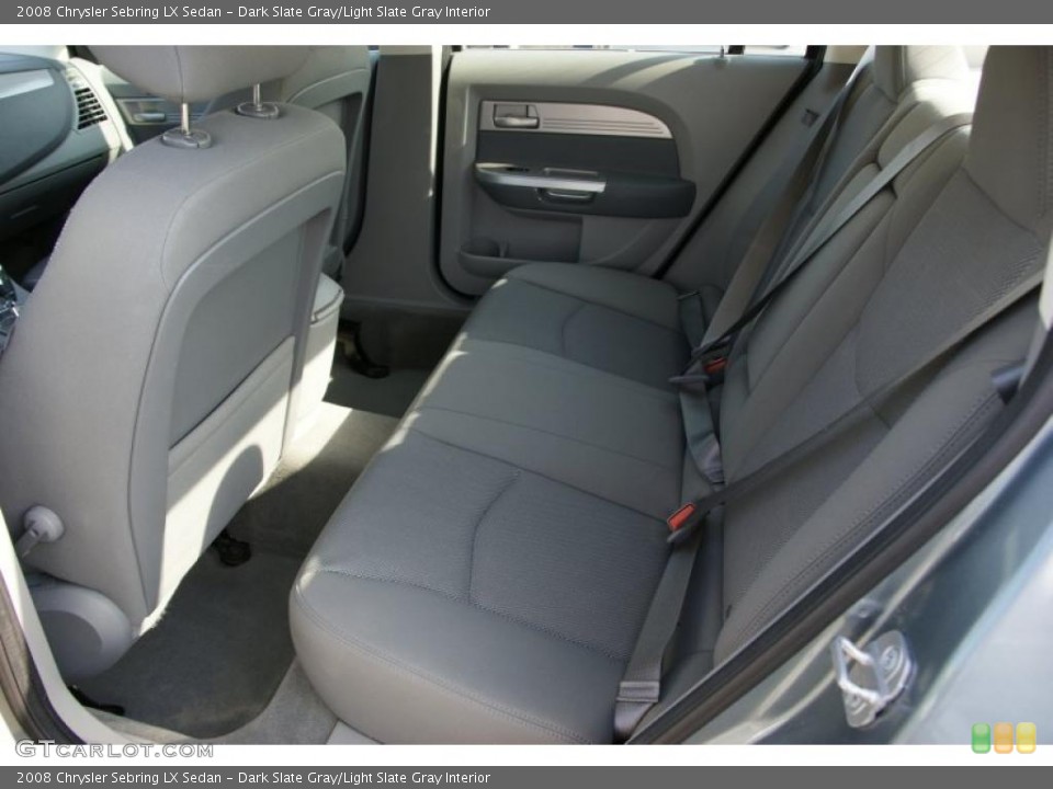 Dark Slate Gray/Light Slate Gray Interior Photo for the 2008 Chrysler Sebring LX Sedan #46903139