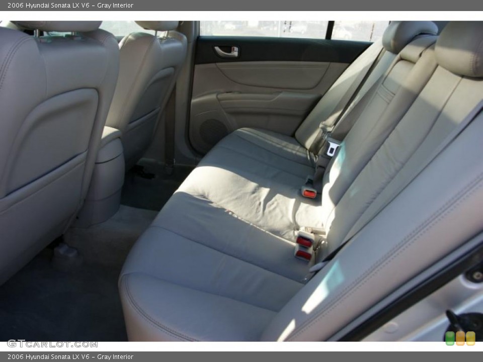 Gray Interior Photo for the 2006 Hyundai Sonata LX V6 #46905215