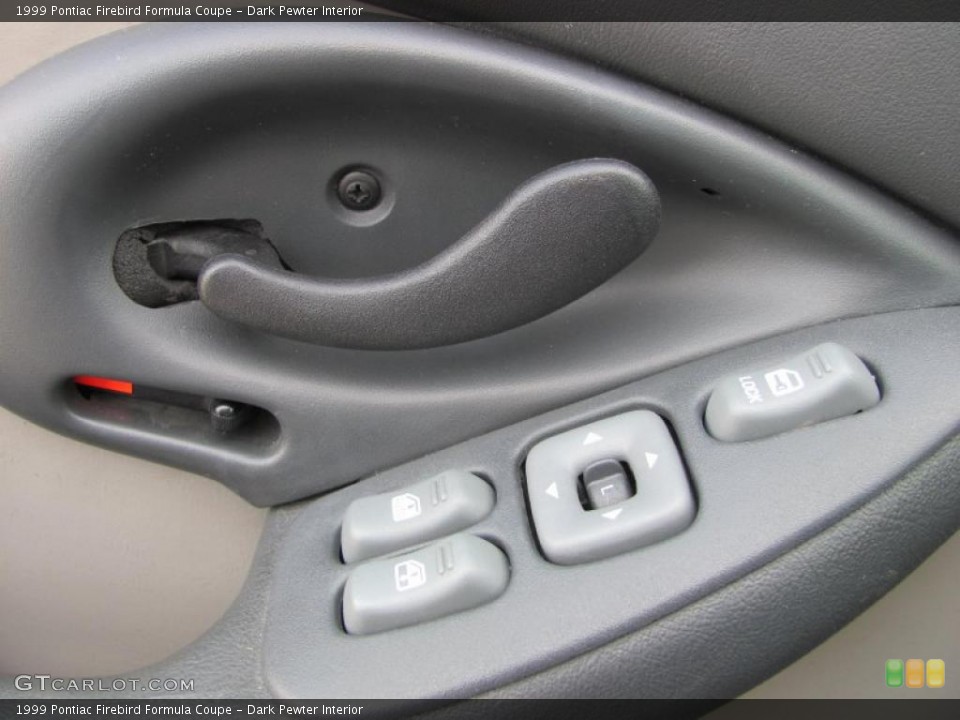 Dark Pewter Interior Controls for the 1999 Pontiac Firebird Formula Coupe #46906715