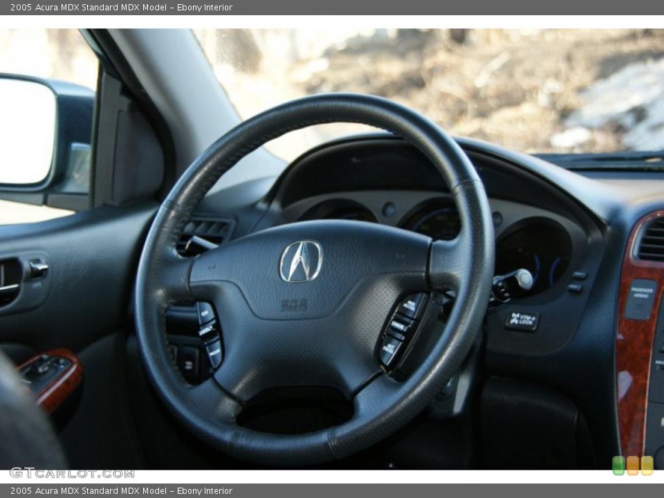 Ebony Interior Steering Wheel for the 2005 Acura MDX  #46907474