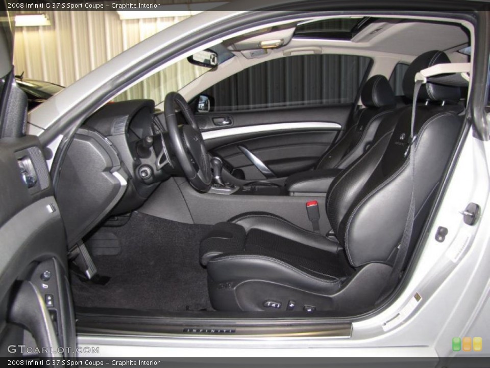 Graphite Interior Photo for the 2008 Infiniti G 37 S Sport Coupe #46908197