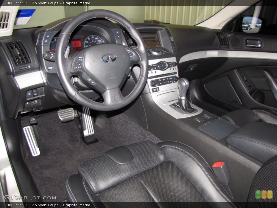 Graphite Interior Dashboard for the 2008 Infiniti G 37 S Sport Coupe #46908275