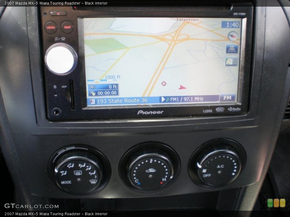 Black Interior Controls for the 2007 Mazda MX-5 Miata Touring Roadster #46909205