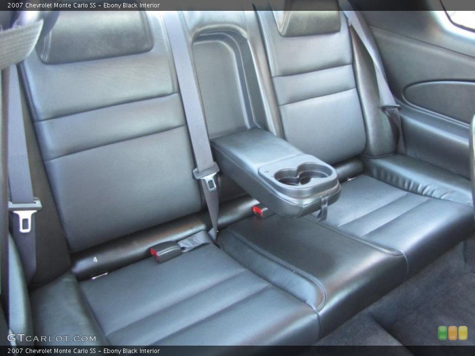Ebony Black Interior Photo for the 2007 Chevrolet Monte Carlo SS #46909586