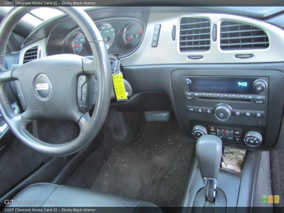 Ebony Black Interior Dashboard for the 2007 Chevrolet Monte Carlo SS #46909592