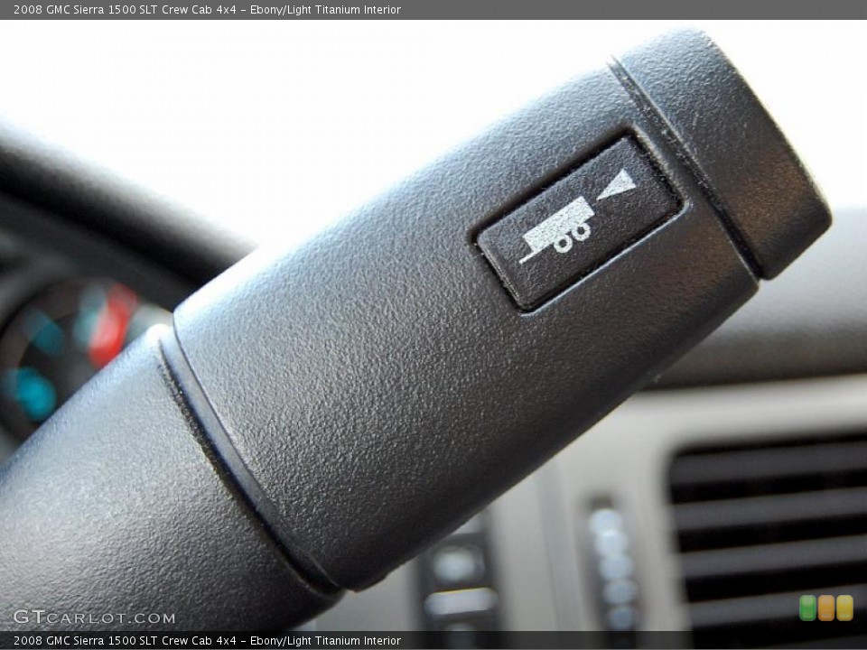 Ebony/Light Titanium Interior Controls for the 2008 GMC Sierra 1500 SLT Crew Cab 4x4 #46910240