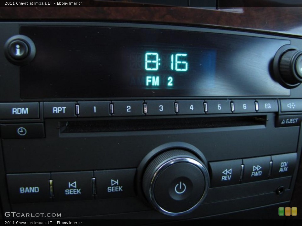 Ebony Interior Controls for the 2011 Chevrolet Impala LT #46910567