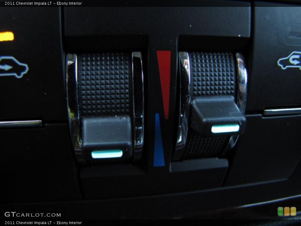 Ebony Interior Controls for the 2011 Chevrolet Impala LT #46910576
