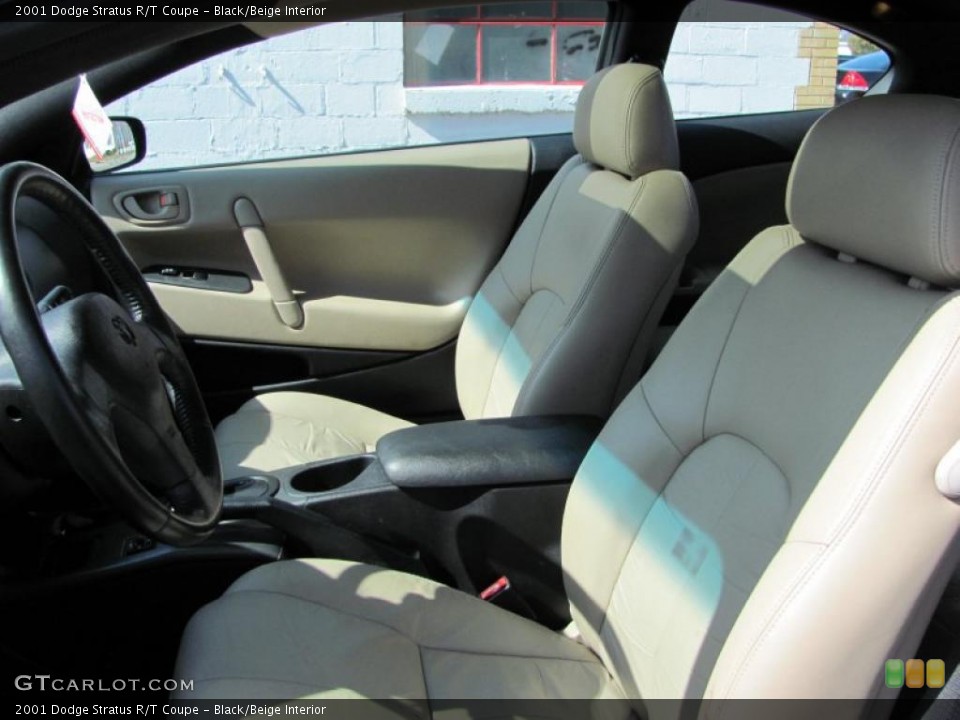 Black/Beige Interior Photo for the 2001 Dodge Stratus R/T Coupe #46912205